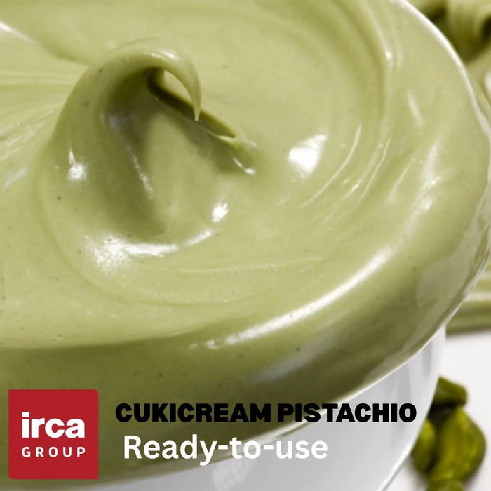 CALL FOR QUOTE: Irca, ChocoCream 15% Pistachio Filling, 11 lb (5 kg)
