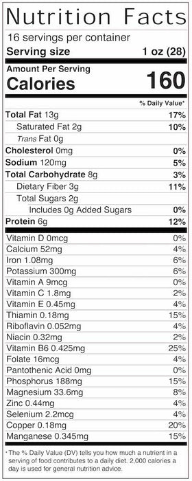 Organic Pistachios, Dry Roasted & Lightly Sea Salted