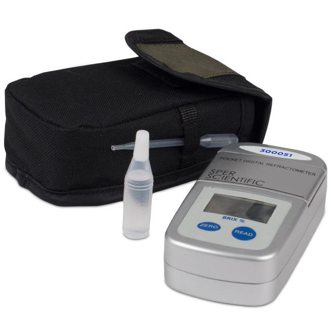 Pocket Digital Refractometer - Brix 0 to 65%
