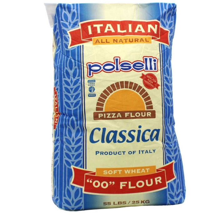 Polselli, Classica Tipo 00 Pizza Flour, Neapolitan, 55 lb  (25 kg)
