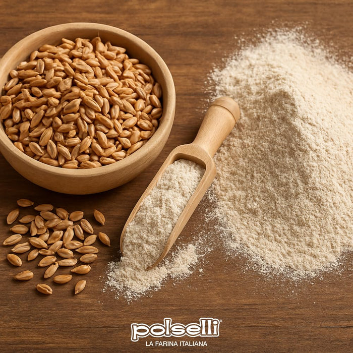 Polselli PuroGrano Spelt (Farro) Flour – 5kg (11 lb)
