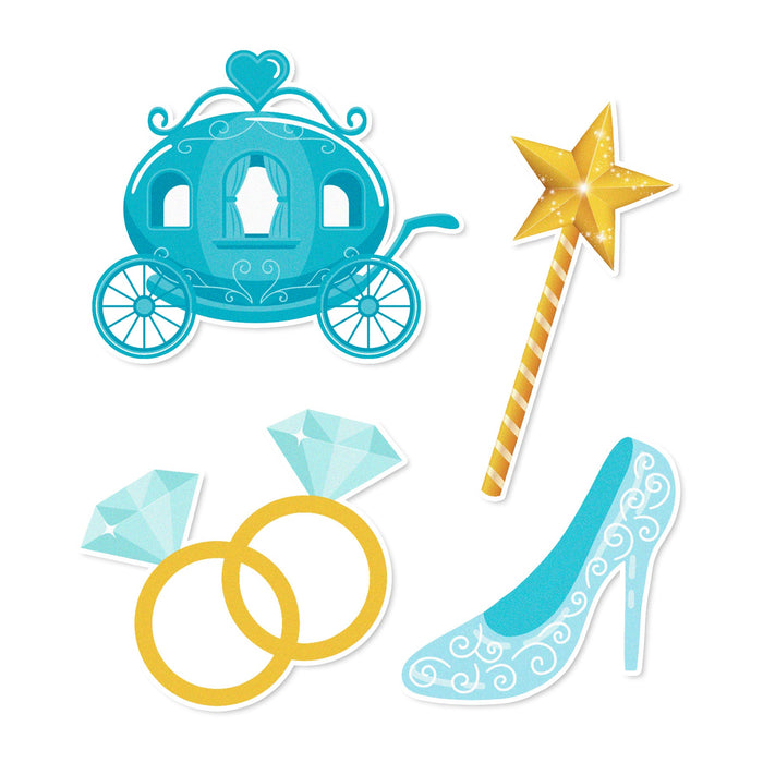 Edible Cupcake Toppers for Glass Slipper