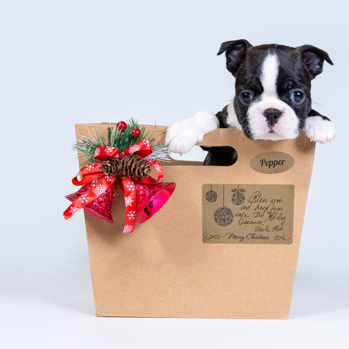 Christmas To/From Stickers (8 Designs) -- 32 pack,  2" x 3" Rectangles