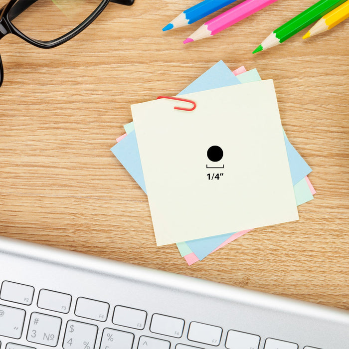 The 38 Collection™ - 1/4" Color Coding Permanent Dot Sticker Kit: 1140/Pack