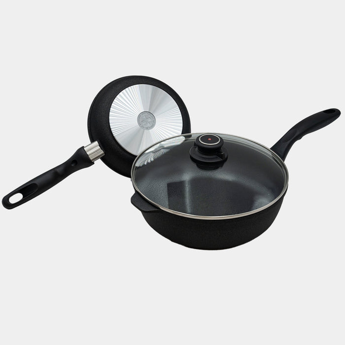 XD Nonstick 8" Fry Pan and 3.8 qt Saute Pan with Glass Lid Set