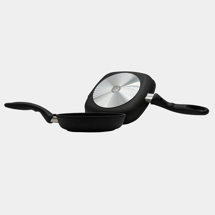 XD Nonstick 8" Fry Pan and 9.5"x 9.5" Grill Pan Set