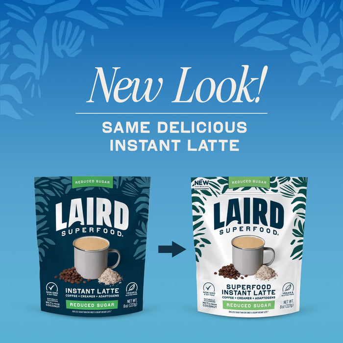 Reduced Sugar Instant Latte with Adaptogens