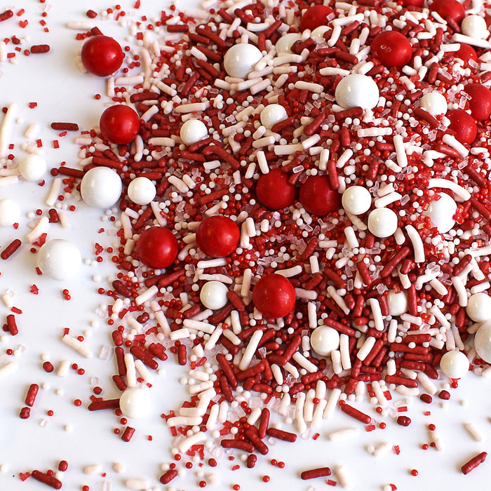 Red & White Sporty Sprinkles