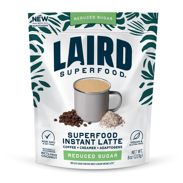 Reduced Sugar Instant Latte with Adaptogens