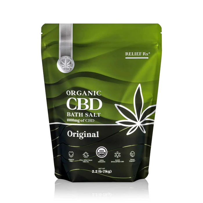 Relief Rx Original Bath Salts - 2.2 lb Soothing Relief for Tired Muscles