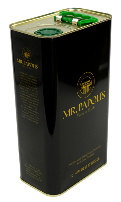 Mr. Papou's Authentic Extra Virgin Olive Oil Family Tin