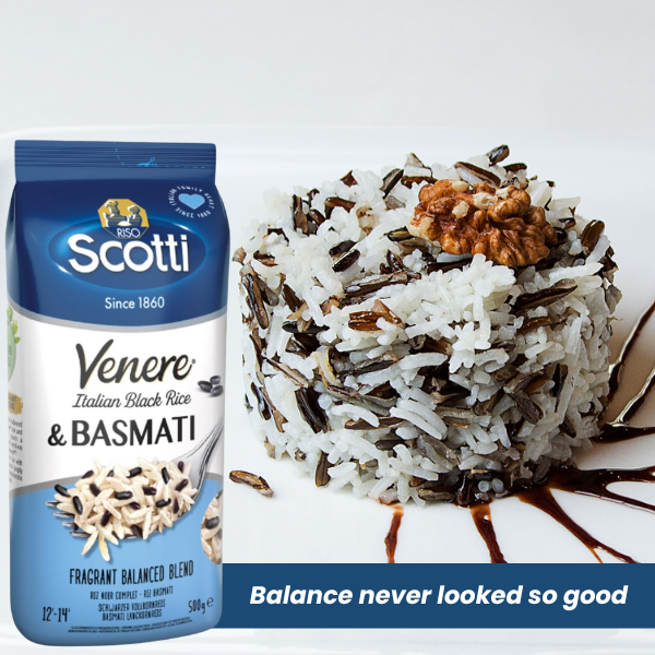 SALE! Venere Italian Black Rice & Basmati Rice, 17.6oz (500g)