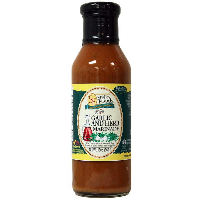 Stello Foods - Rosie's Garlic and Herb Marinade 13 oz
