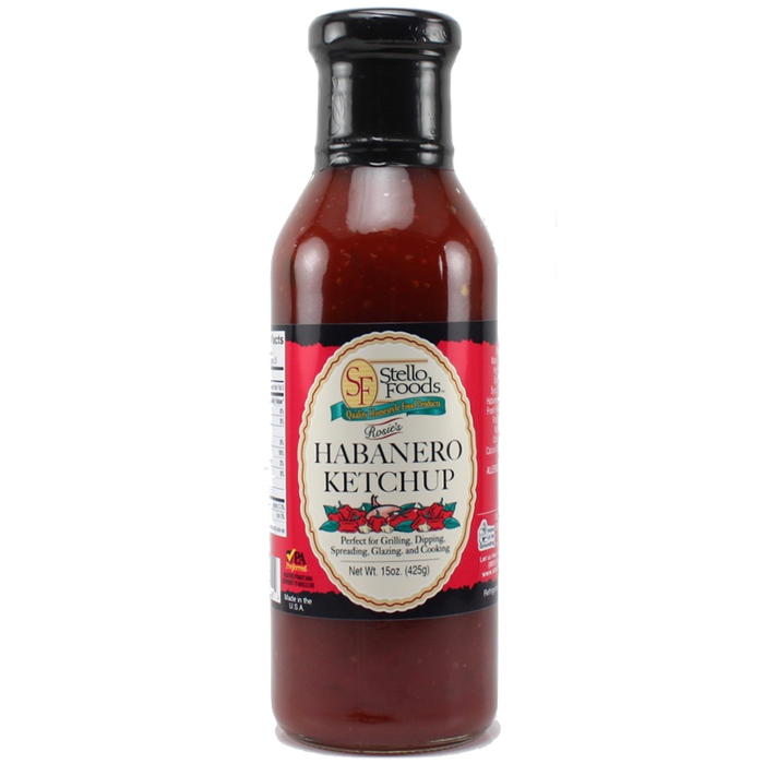 Stello Foods - Rosie's Habanero Ketchup 15 oz