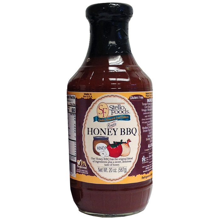Stello Foods - Rosie's Honey BBQ Sauce 20 oz
