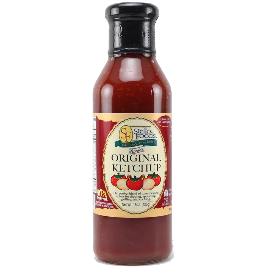 Stello Foods - Rosie's Original Ketchup 15 oz — Specialty Food Source