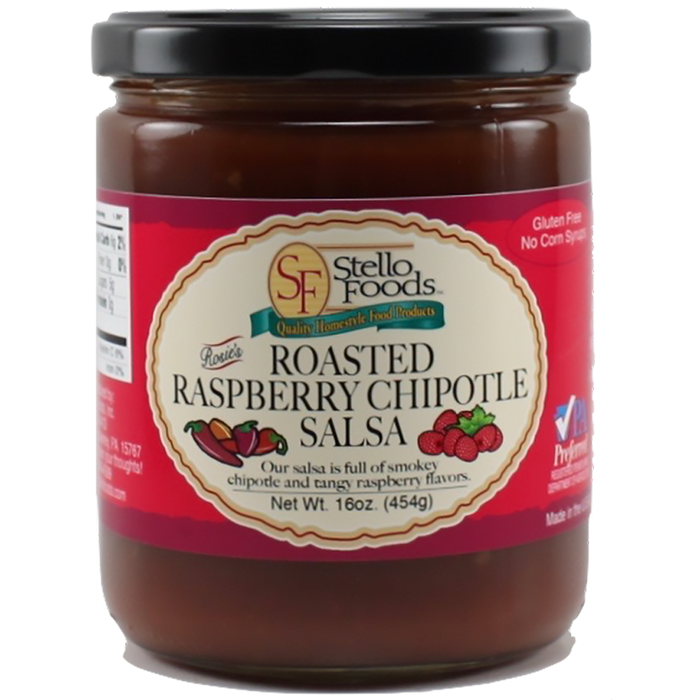 Stello Foods - Rosie's Roasted Raspberry Chipotle Salsa 16 oz