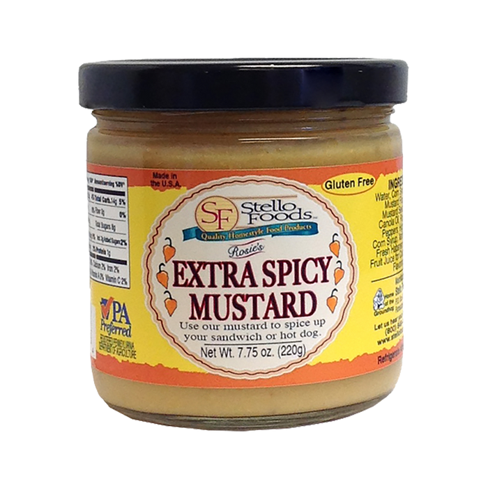Stello Foods - Rosie's Extra Spicy Mustard 7.75 oz