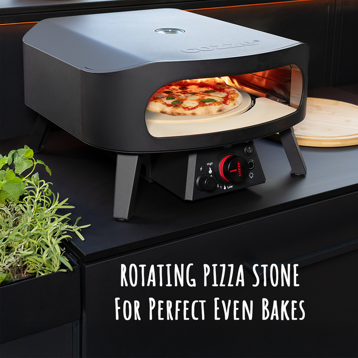 Cozze Gas Pizza Oven - with Rotating Pizza Stone