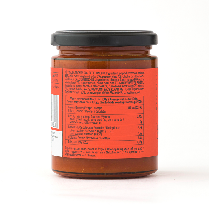 Famiglia Crispino Calabrian Chili Pepper Sauce — Spicy Ready-Made Sugo