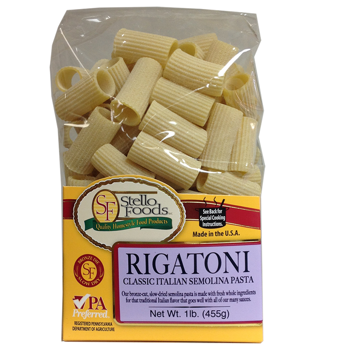 Stello Foods - Rosie's Pasta - Rigatoni 16 oz