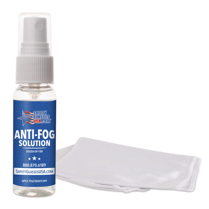 Safety Glasses USA DEFOGIT Anti-Fog Spray Kit For Glasses Made In USA