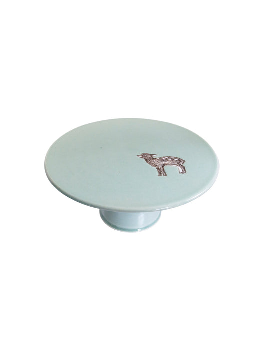 Fauna Ceramic Cake Stand