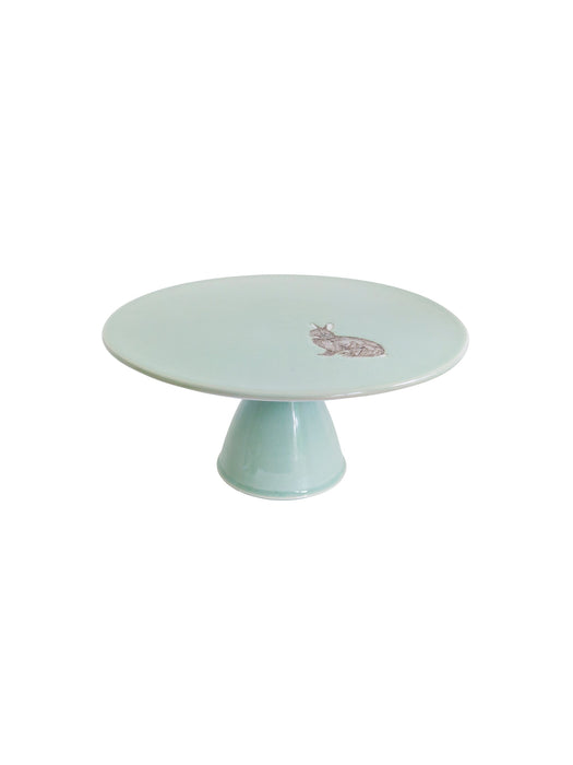 Fauna Ceramic Cake Stand