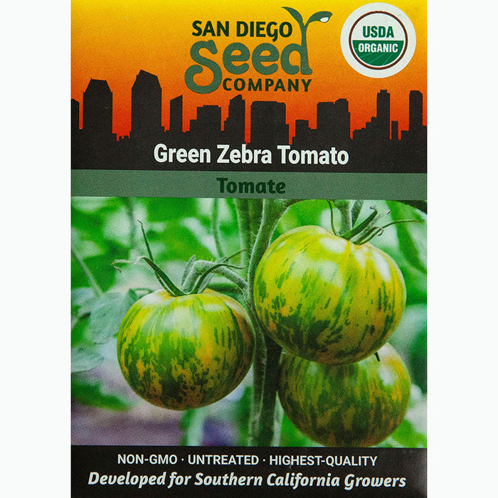 Green Zebra Tomato Seeds (Organic)