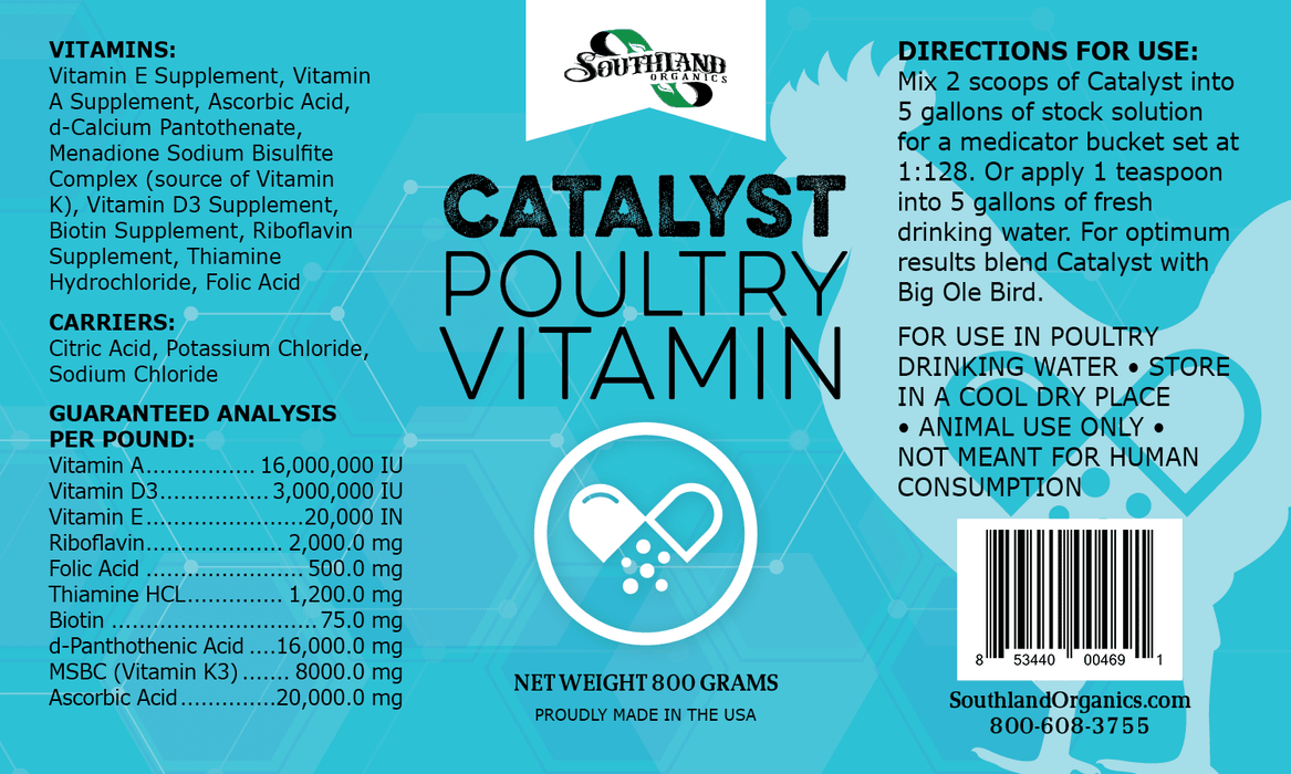 Catalyst Vitamins | Poultry Vitamin Powder Supplement