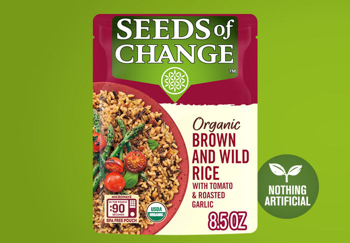 Seeds of Change (Pack of 12) Rice Brn Wild Tom Gar 8.5 Oz