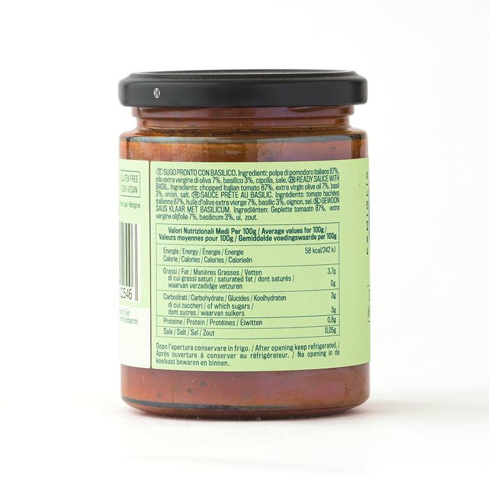 Famiglia Crispino Basil Tomato Sauce — Ready-Made Italian Sugo