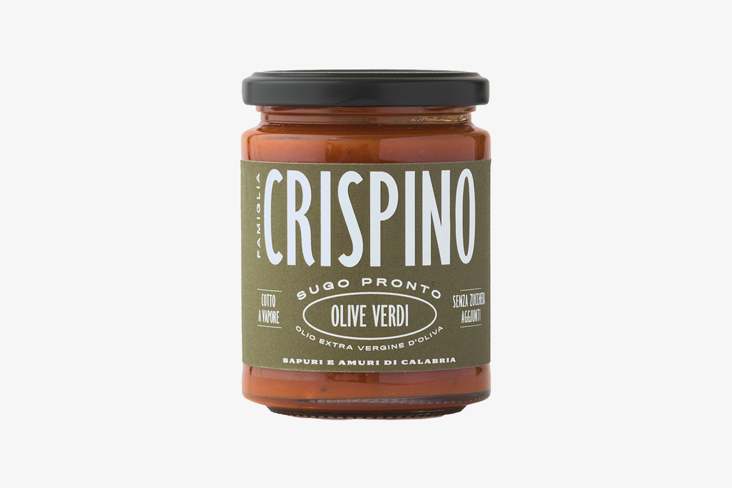 Famiglia Crispino Green Olive Pasta Sauce — Ready-Made Italian Sugo
