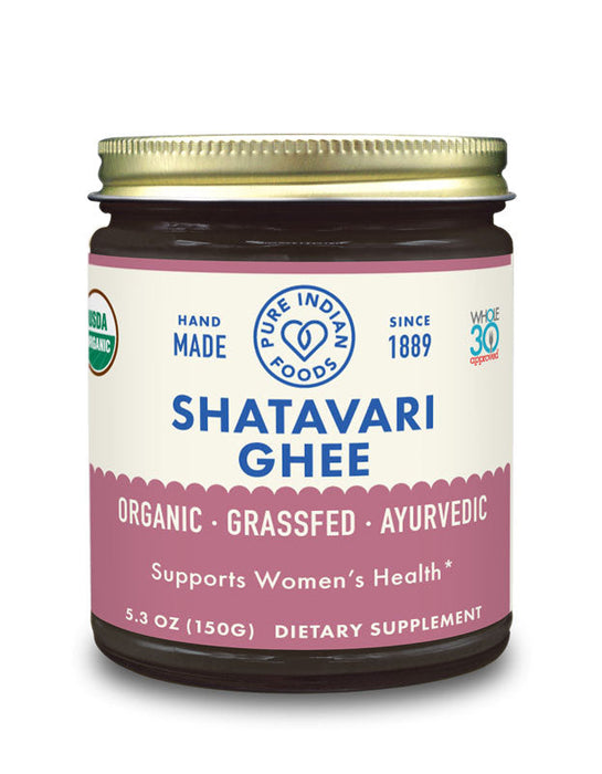 Shatavari Ghee 5.3 oz, Certified Organic