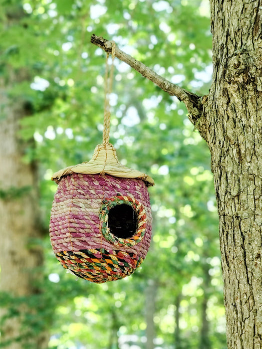 Seagrass & Sari Birdhouse - Acorn