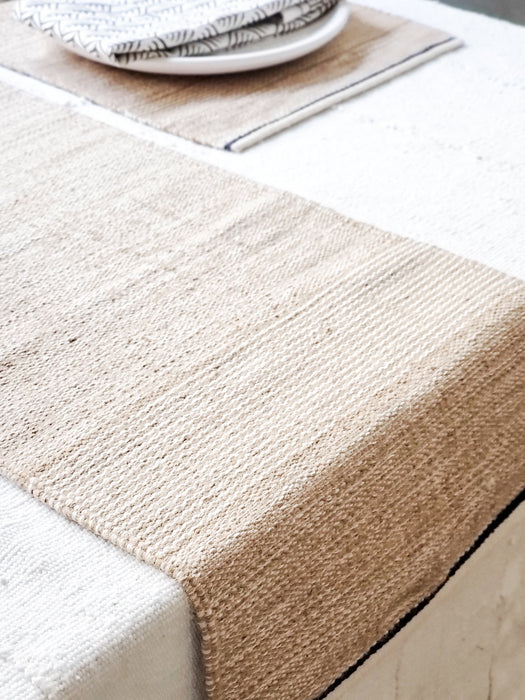 Aya Jute Cotton Table Runner