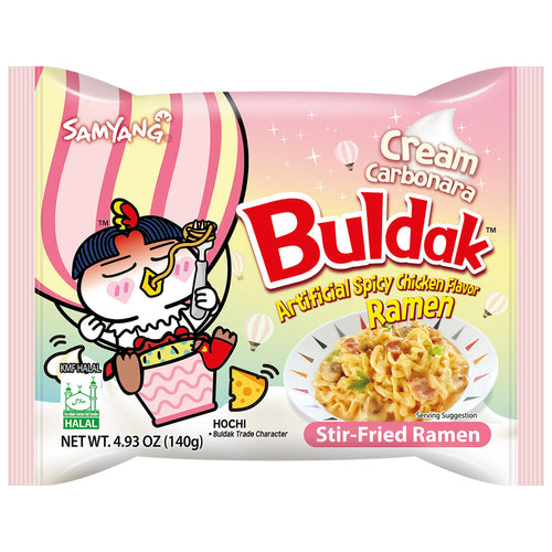 Buldak Creamy Chicken Carbonara Ramen (140g)