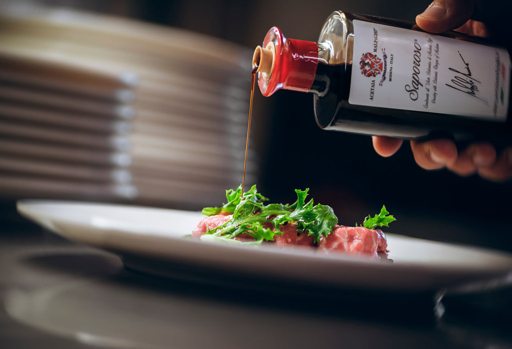 Acetaia Malpighi Saporoso Balsamic Vinegar of Modena — Rich & Savory Italian Condiment