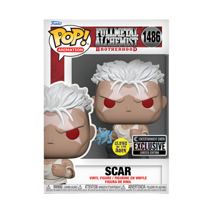 Pop! Animation: Fullmetal Alchemist - Scar (Glow in the Dark) Entertainment Earth Exclusive