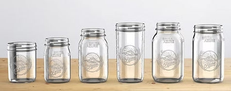 Azure Standard 24oz Regular Mouth Pint & Half Mason Jar