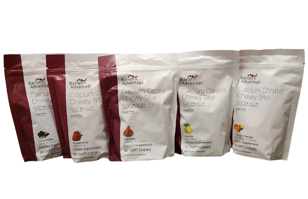 Calcium Chewy Bites 500mg BAG - Bariatric Advantage