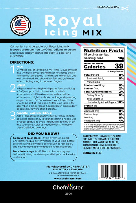 Royal Icing Mix - 1 Lb. Bag