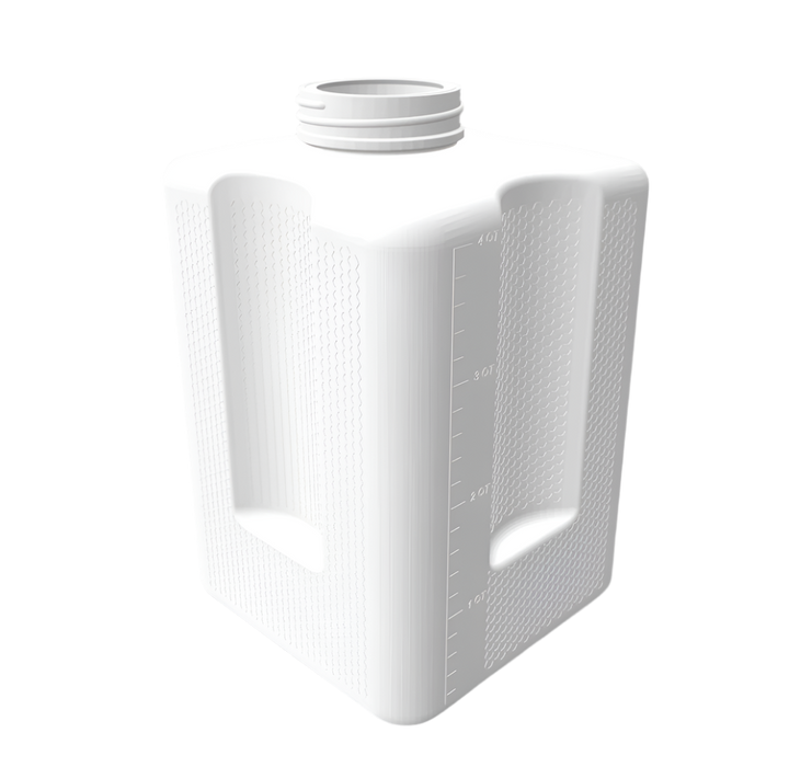 Black Plastic 1 Gallon Feeder Jar