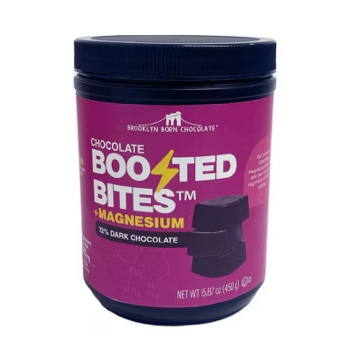 Brooklyn Born Chocolate - Dark Chocolate Magnesium Bites, 15.87 oz (1 Pack) - Gluten-Free Kosher Treat