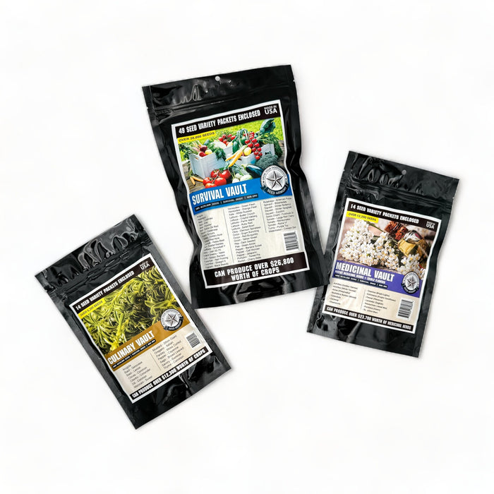 Survival Seed Vault Super Kit - 77 Varieties