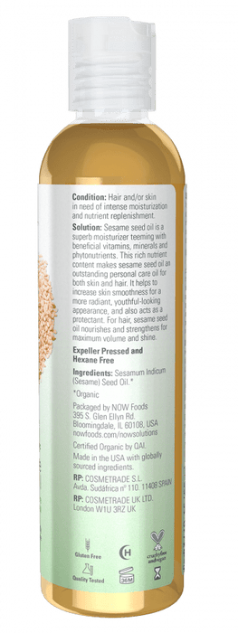 Sesame Seed Oil, Organic