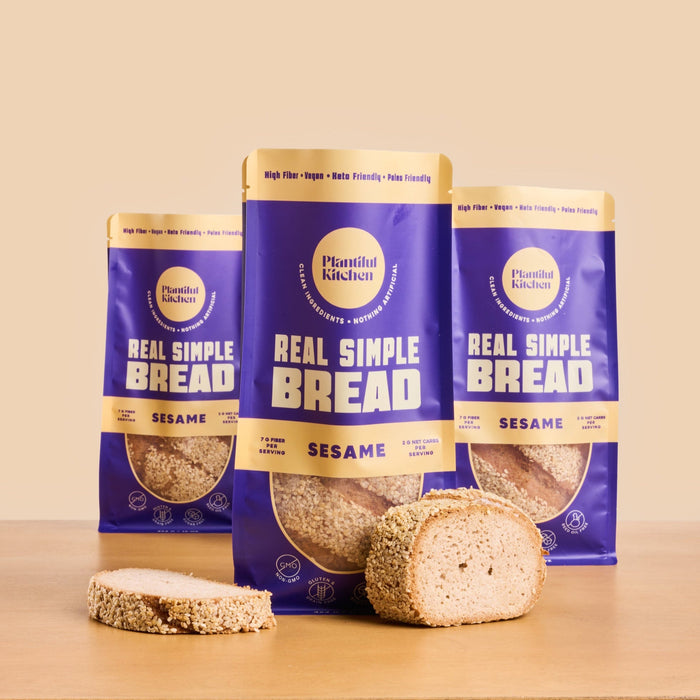 Real Simple Bread - Sesame | Gluten and Grain Free | 3-pack