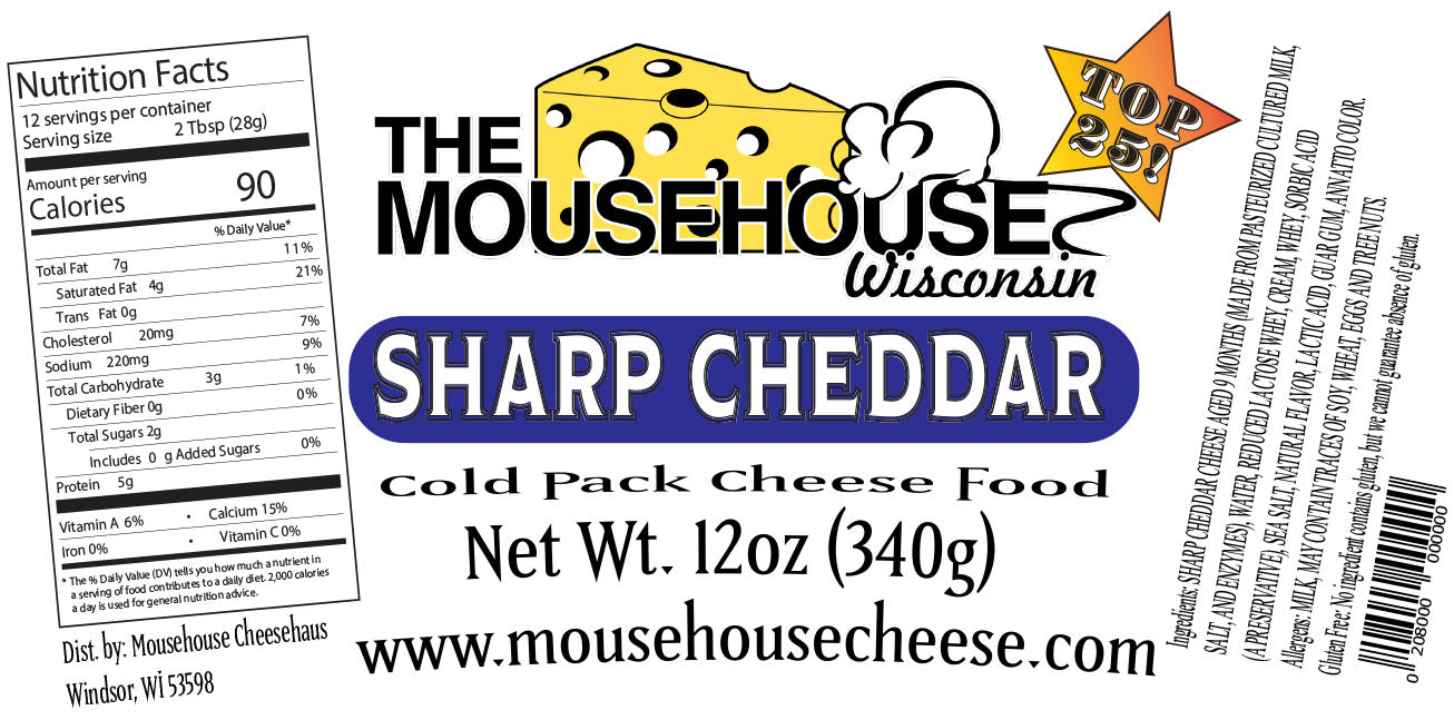 Sharp Cheddar Spread, 12oz