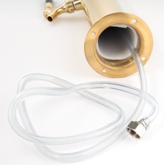 Single Faucet PVD Body  3" Column Tower