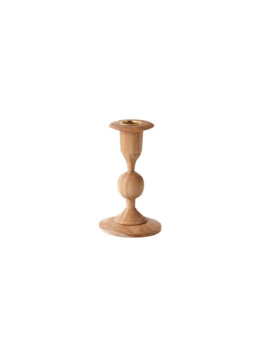 Sir|Madam Georgian Plantation Hardwood Candlestick